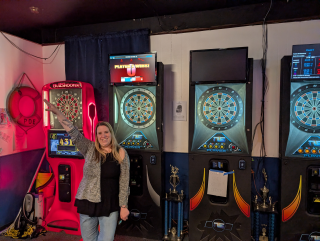 Dart tournament night at Waterfront Tavern Bellingham WA