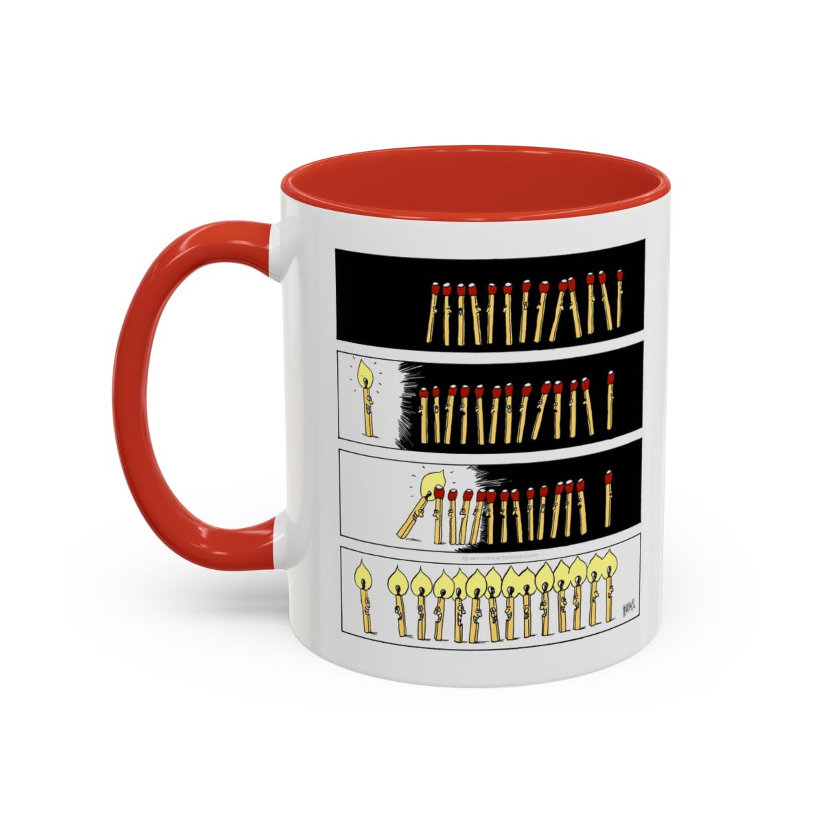 Sparrow Cartoons Mug Matches
